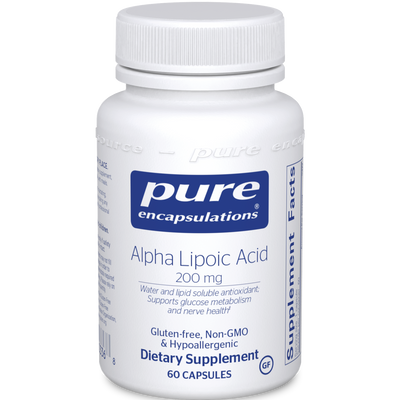 Alpha Lipoic Acid 200 mg 60 vcaps Curated Wellness