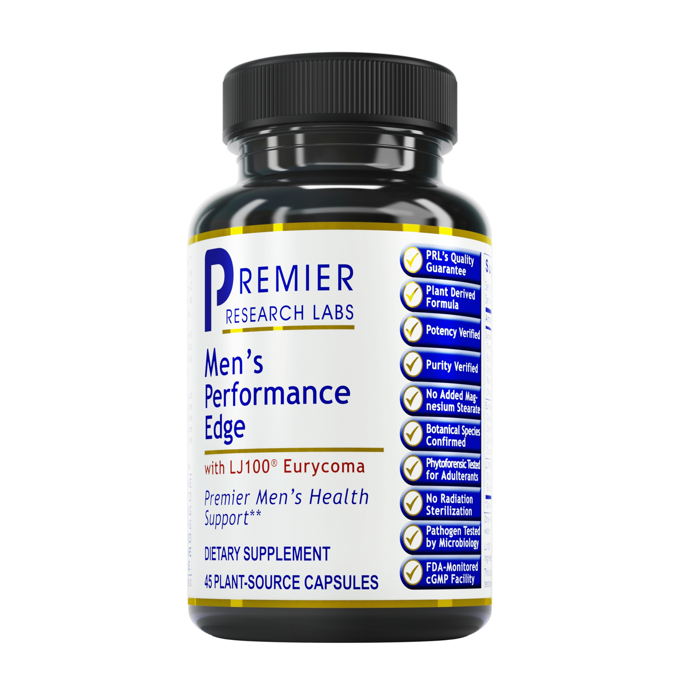 Mens Performance Edge Premier 45 caps Curated Wellness