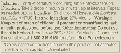 Honeysuckle Flower Essence 20 ml Curated Wellness