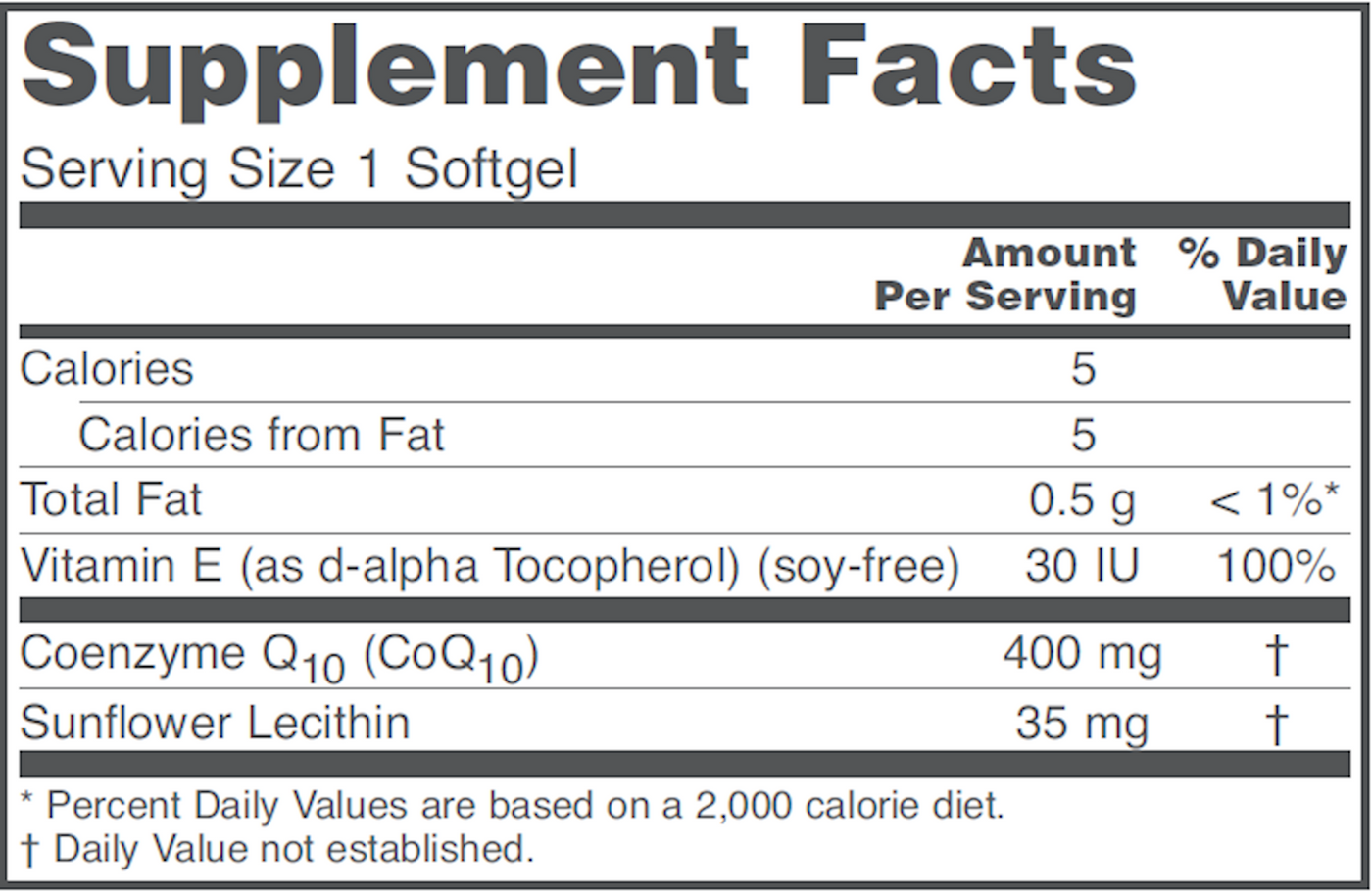 CoQ10 400 mg 60 gels Curated Wellness