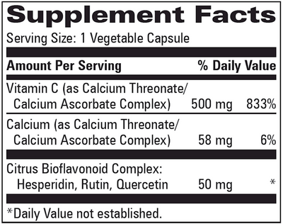 C Buffered with Bioflavonoids 90 vcaps Curated Wellness