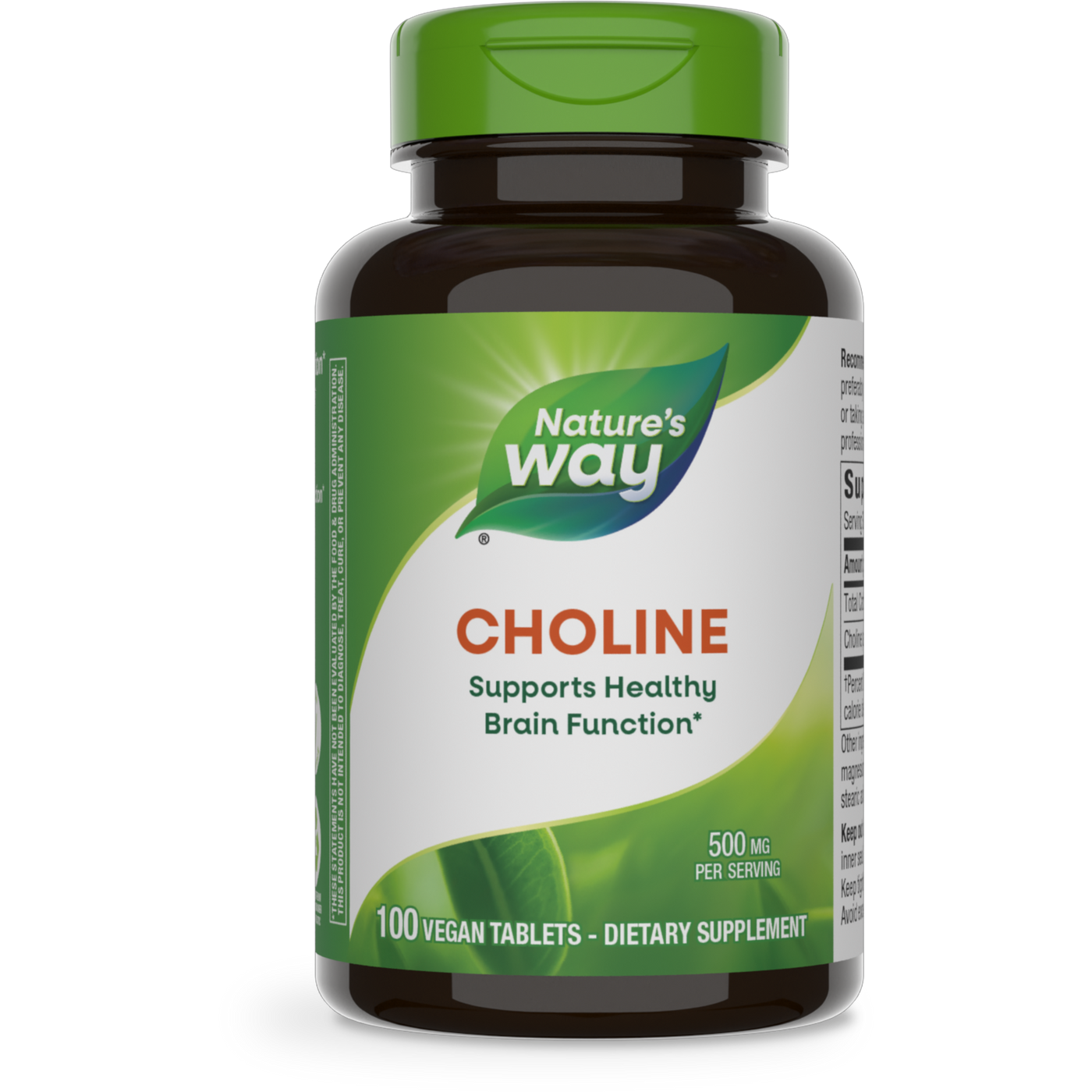 Choline 500 mg  Curated Wellness