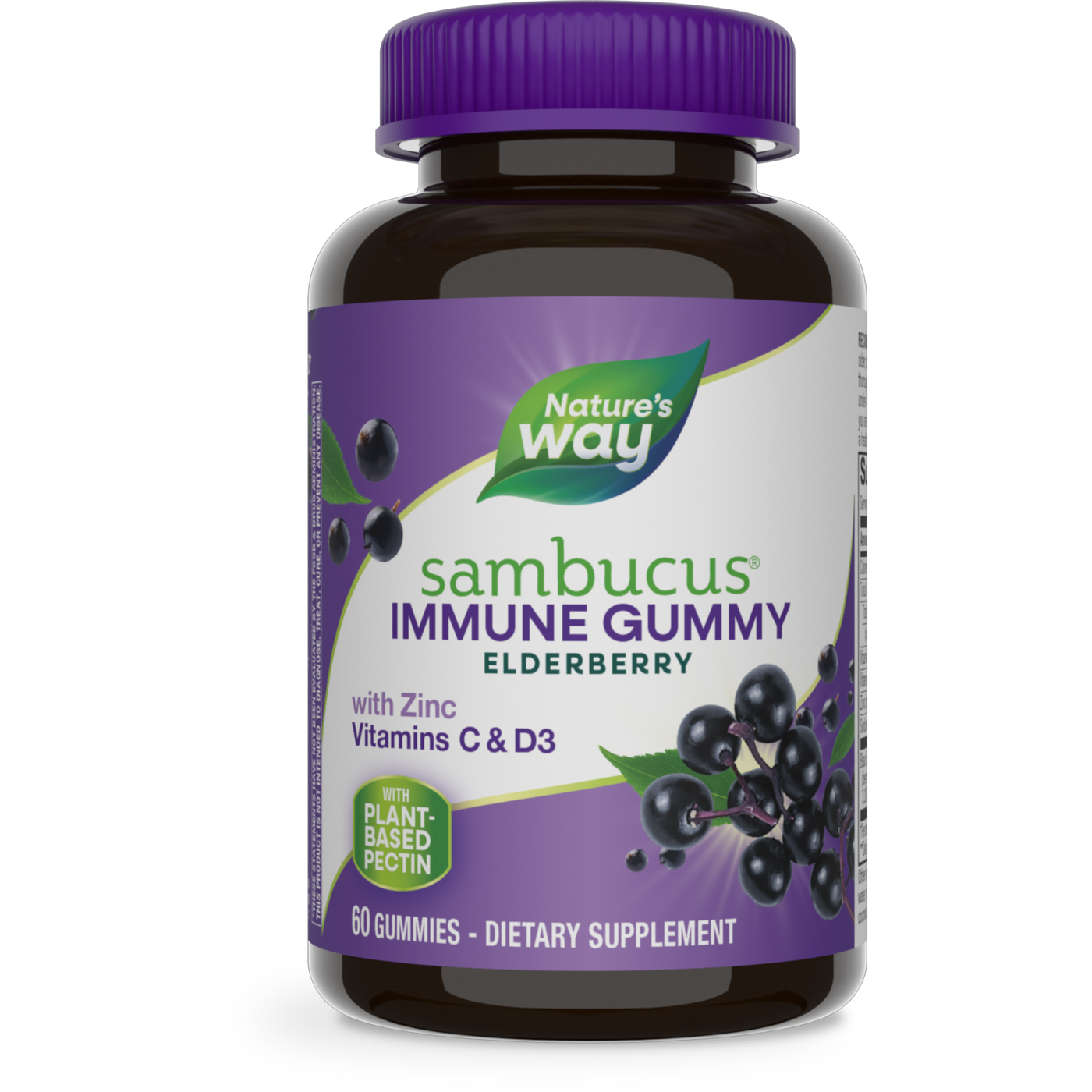 Sambucus Gummies Elderberry 60 gummies Curated Wellness