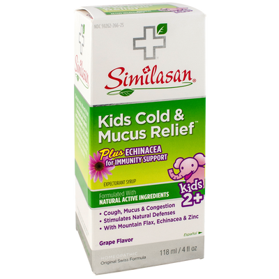 Kids Cold & Mucus Relief Syrup 4 fl oz Curated Wellness