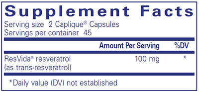 Resveratrol VESIsorb 90 caps Curated Wellness