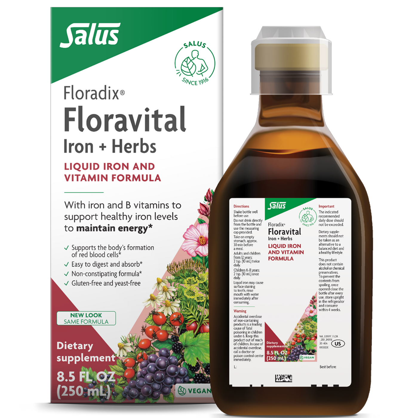 Floravital Iron Herbs Yeast-Free  Curated Wellness