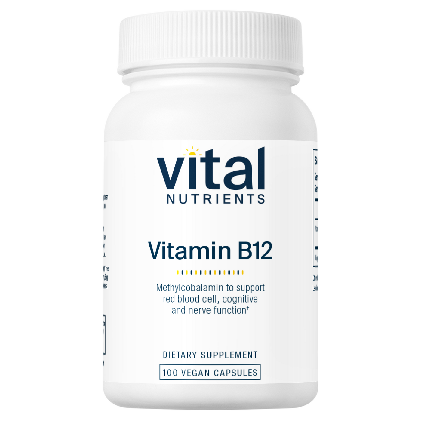 Vitamin B12 100 caps Curated Wellness