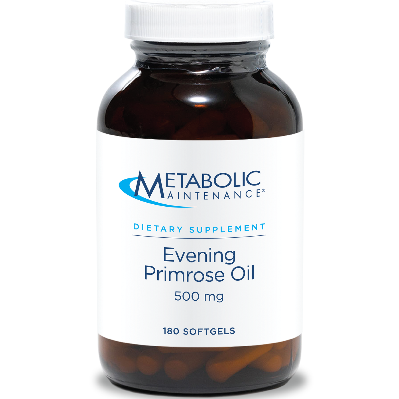 Evening Primrose Oil 500 mg 180 gels Curated Wellness