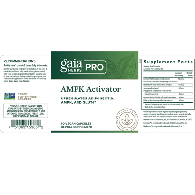 AMPK Activator 90 vegan caps Curated Wellness
