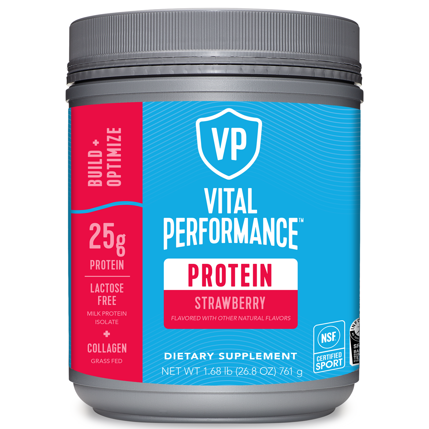 Vital Perf. Protein Strawberry  Curated Wellness