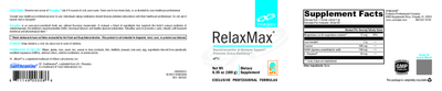 RelaxMax Unflavored 60 Servings Curated Wellness