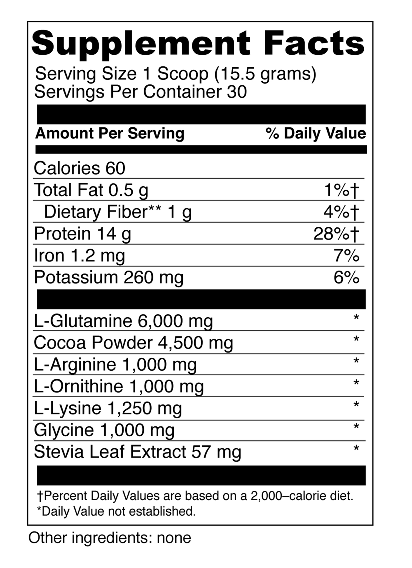 Cocoa HGH 465.2 g Curated Wellness