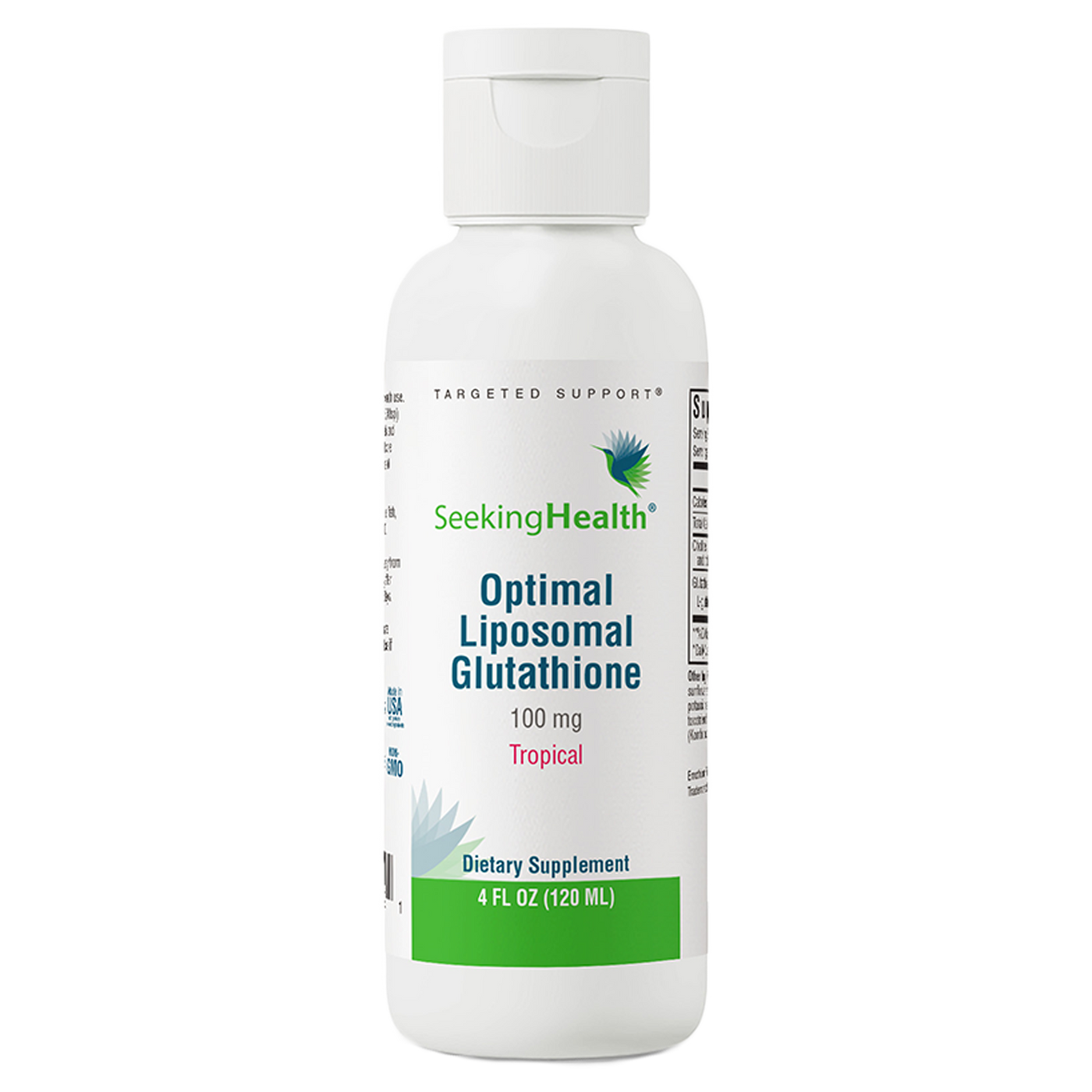 Optimal Lipos Glutathione Trop 4 fl oz Curated Wellness