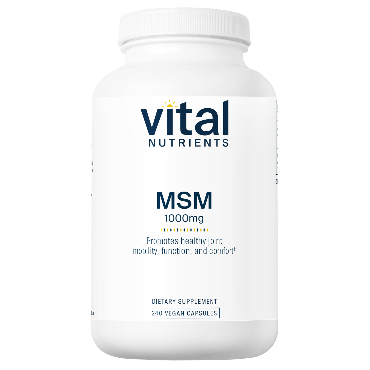 MSM 1000 mg  Curated Wellness