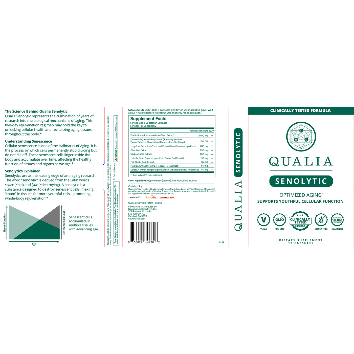 Qualia Senolytic  Curated Wellness