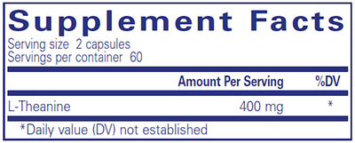 L-Theanine 120 vcaps Curated Wellness