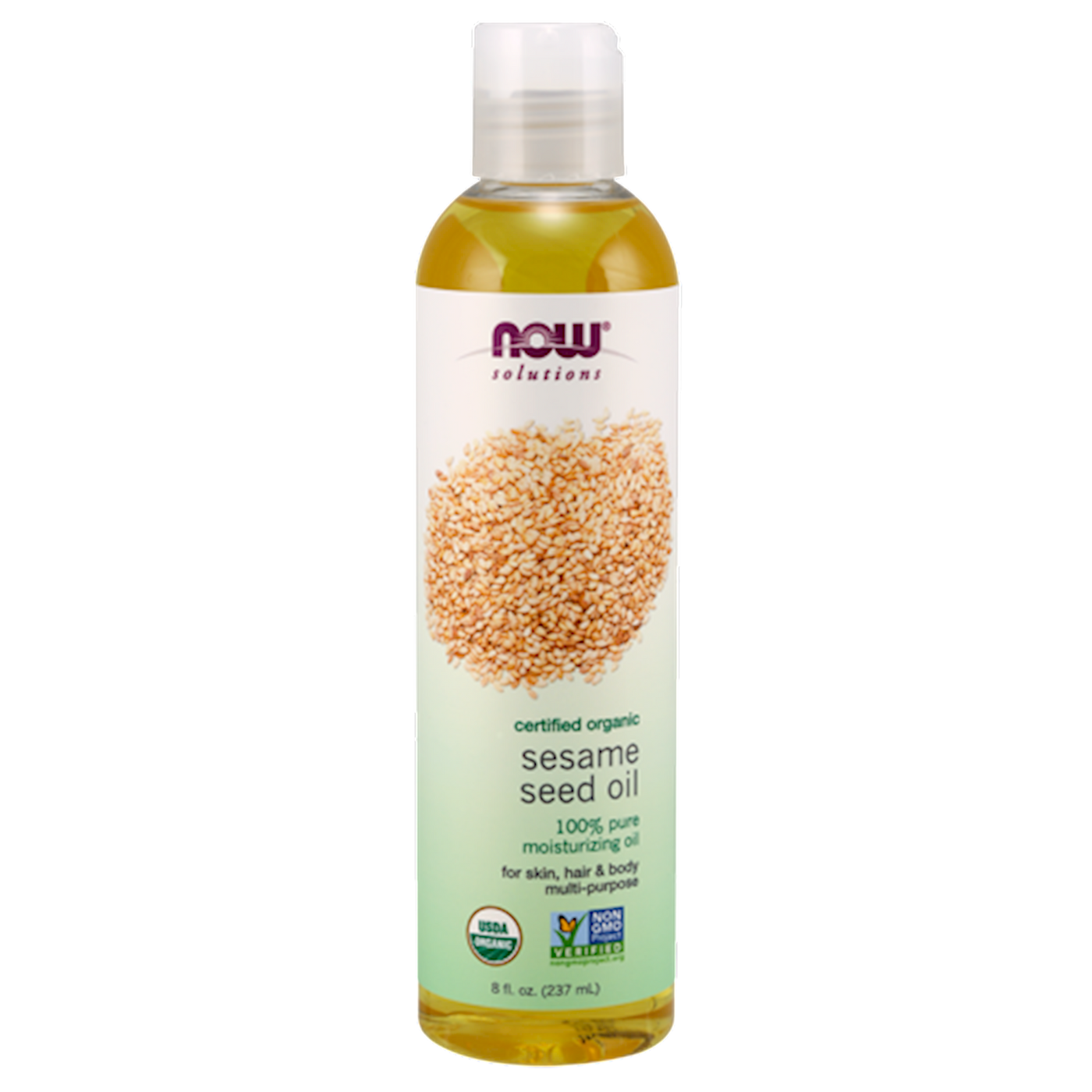 Sesame Seed Oil, Organic 8 fl oz Curated Wellness