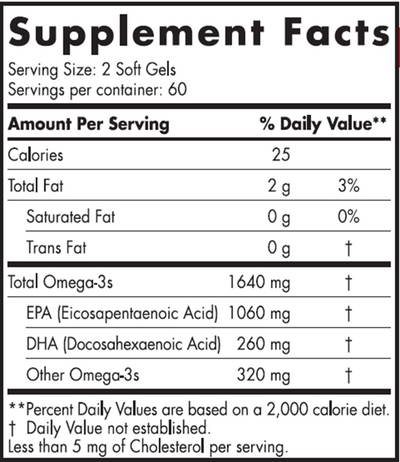 ProEPA Xtra 1000 mg 120 gels Curated Wellness