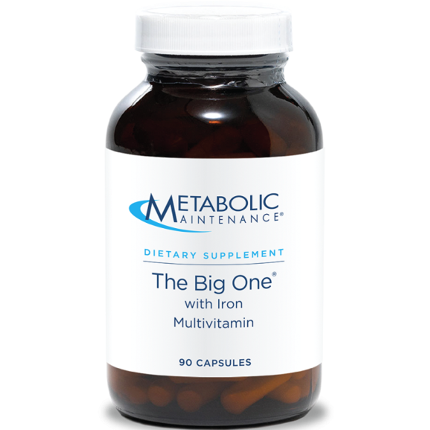 The Big One with Iron 90 caps Curated Wellness