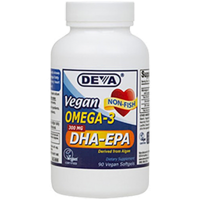 Vegan Omega-3 DHA-EPA 300mg 90 gels Curated Wellness