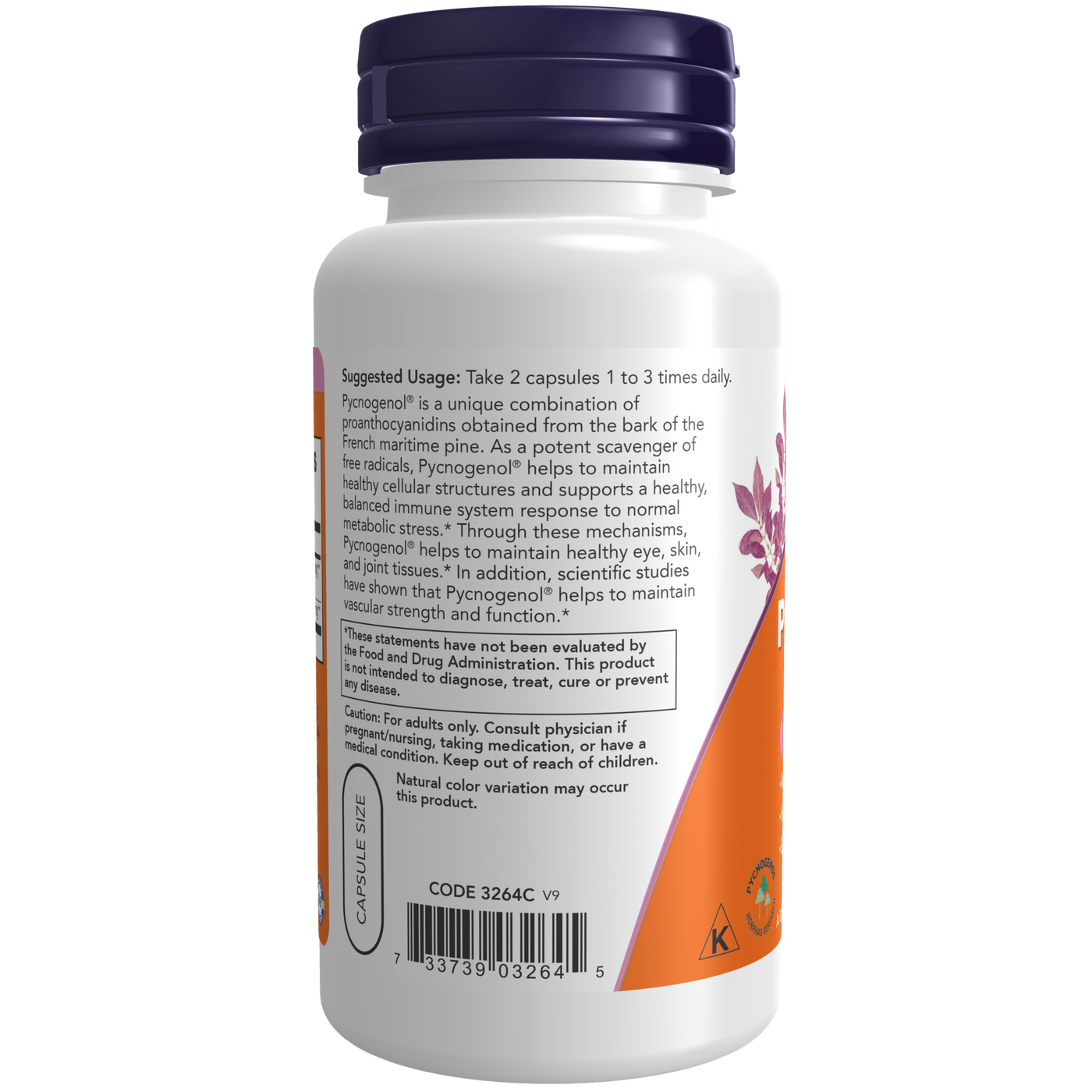 Pycnogenol 30 mg  Curated Wellness