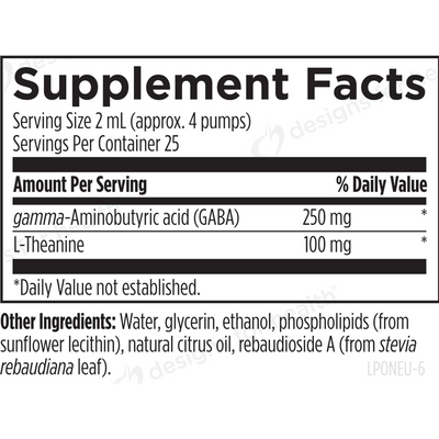 Liposomal NeuroCalm 1.7 fl oz Curated Wellness