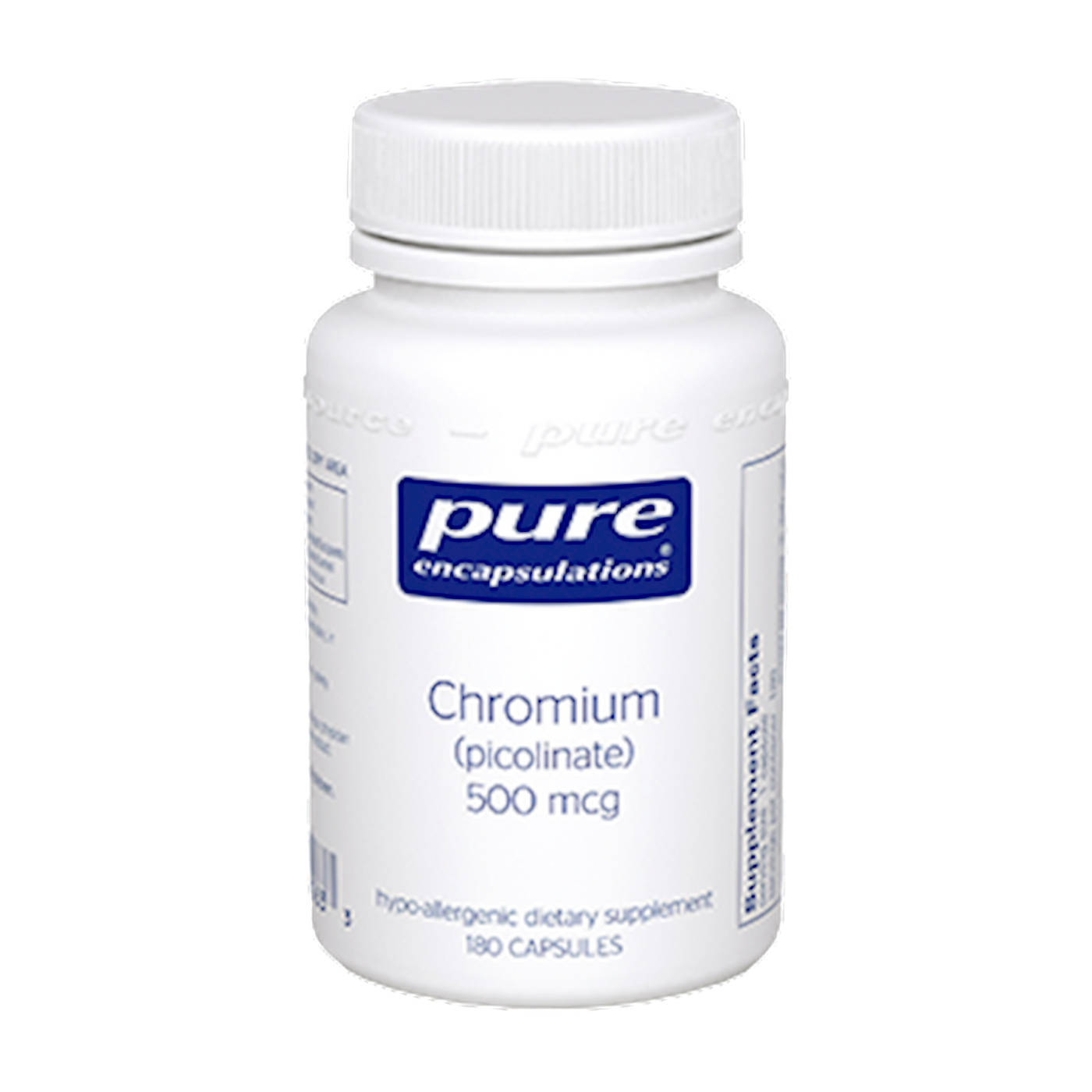 Chromium (picolinate) 500 mcg 180 vcaps Curated Wellness