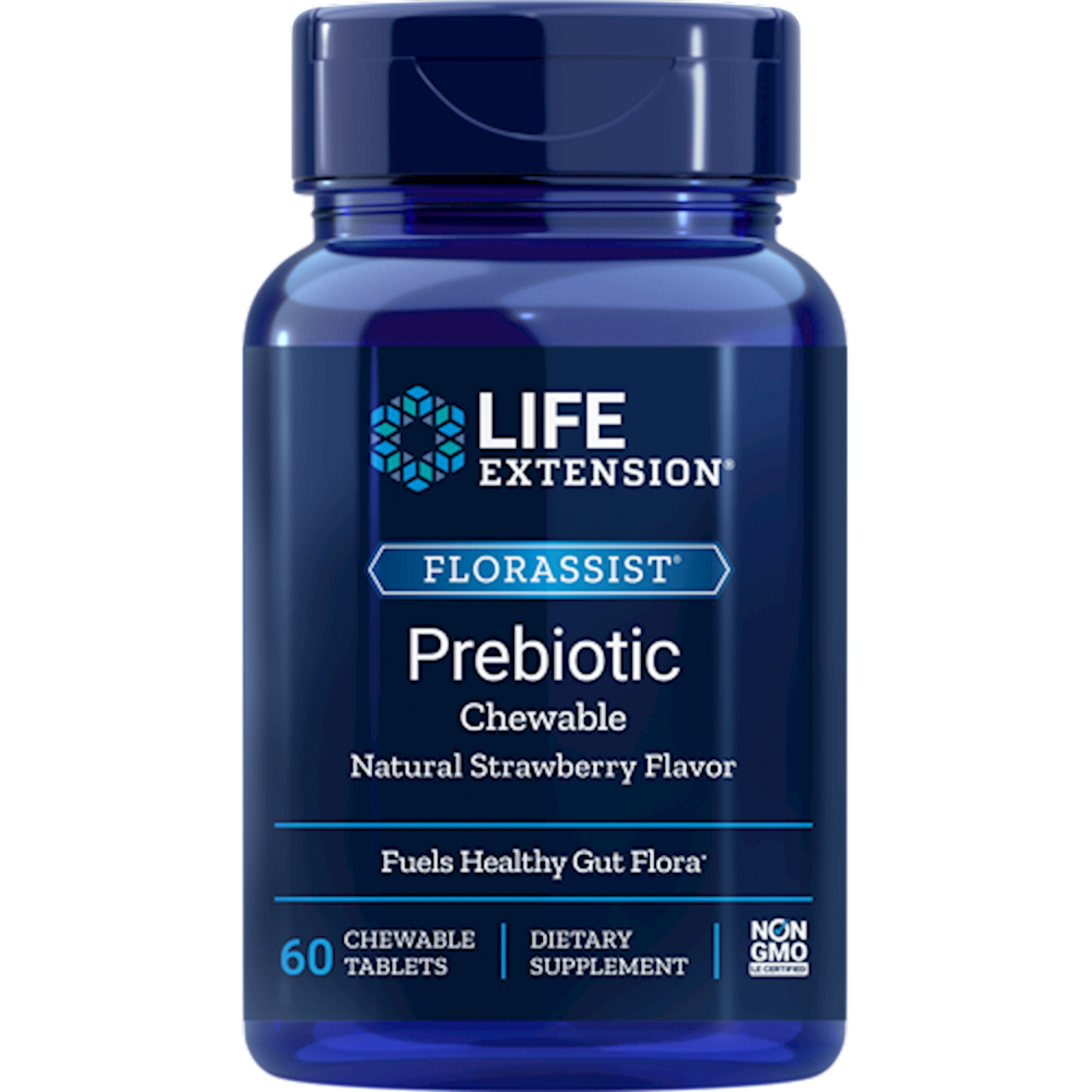 FLORASSIST Prebiotic Chewable 60 tabs Curated Wellness