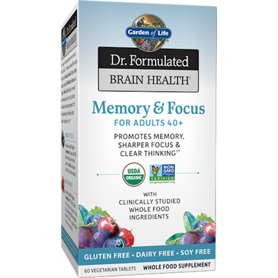 Dr. Formulated Memory Adults 40+ 60 tabs Curated Wellness