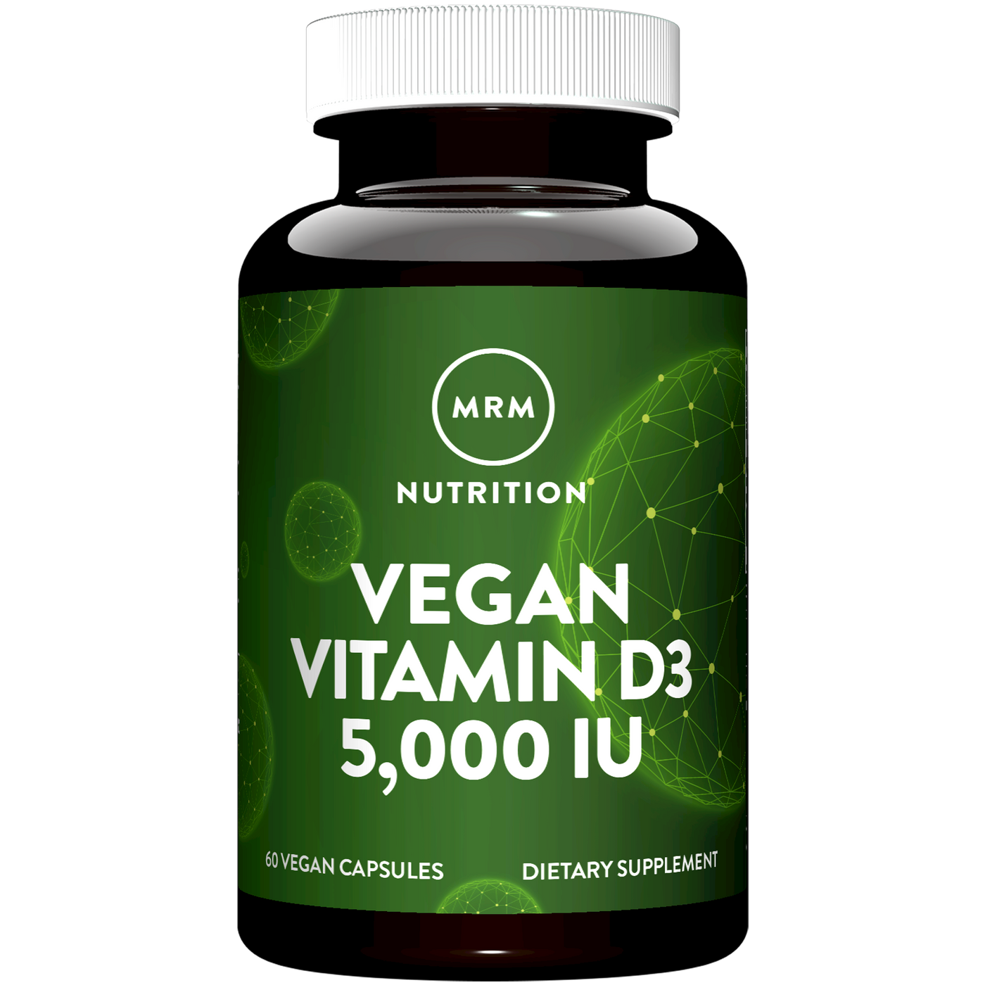 Vegan Vitamin D3 5000IU 60 vcaps Curated Wellness