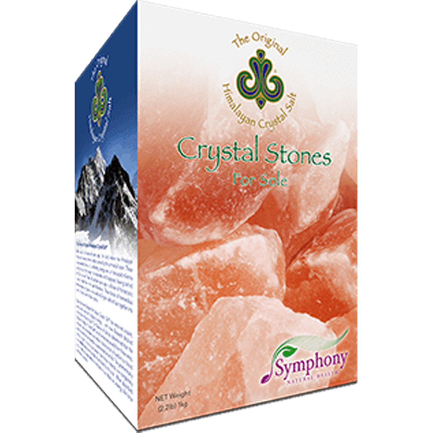 Himalayan Crystal Salt Stones Sole 2.2lb Curated Wellness