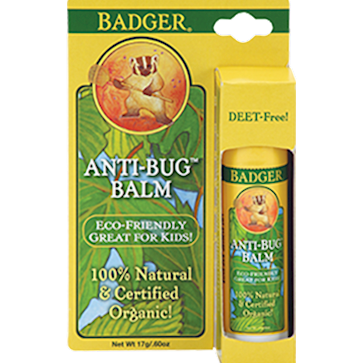 Anti-Bug Balm Travel Stick .60 oz Curated Wellness