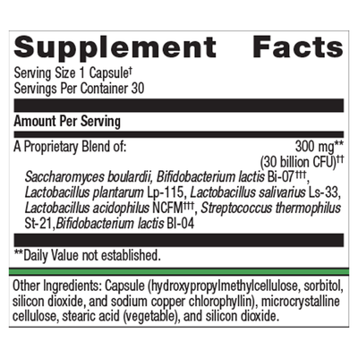 UltraFlora Spectrum 30 caps Curated Wellness