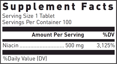 Niatab 500 mg  Curated Wellness