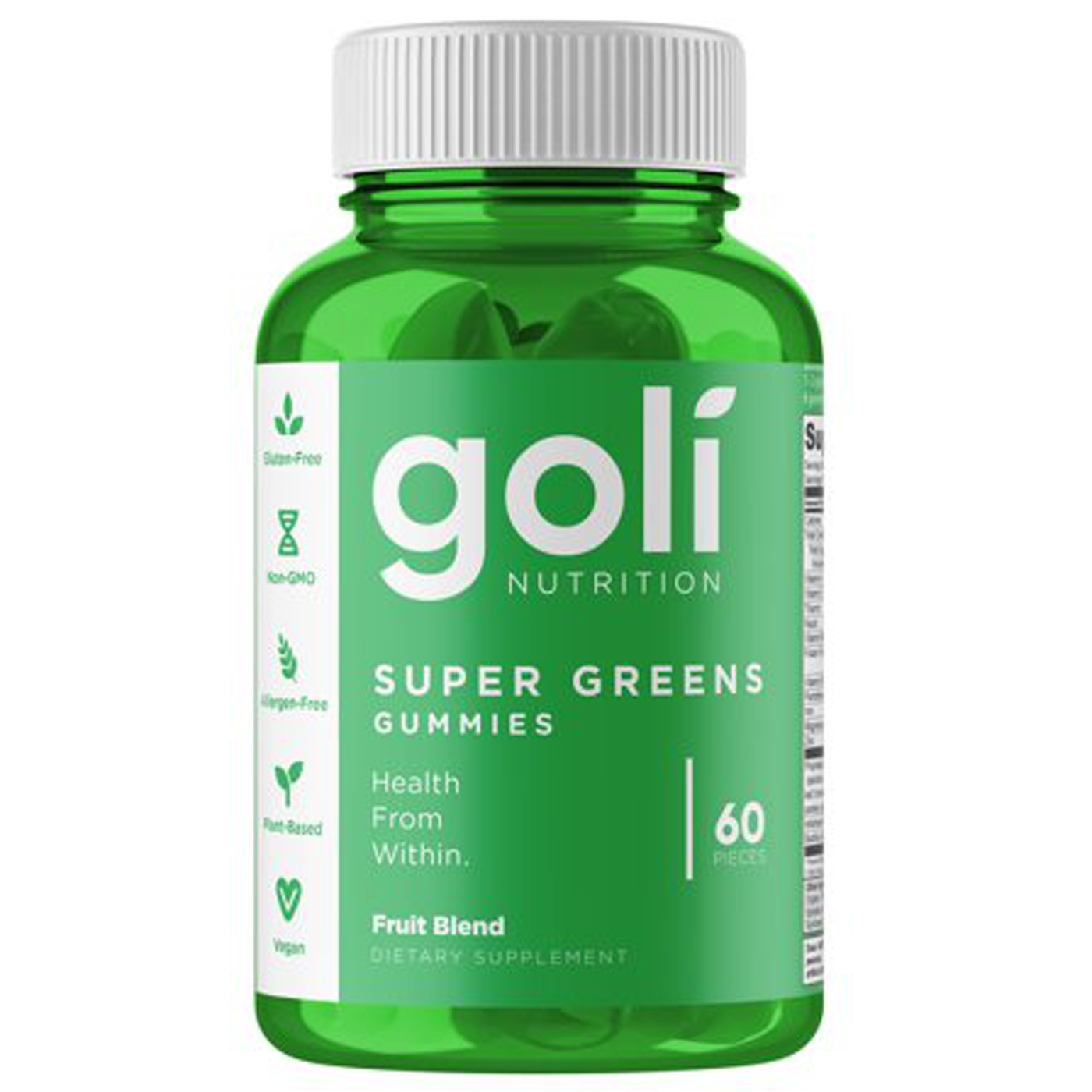 Goli Super Greens Gummies - 60ct Curated Wellness
