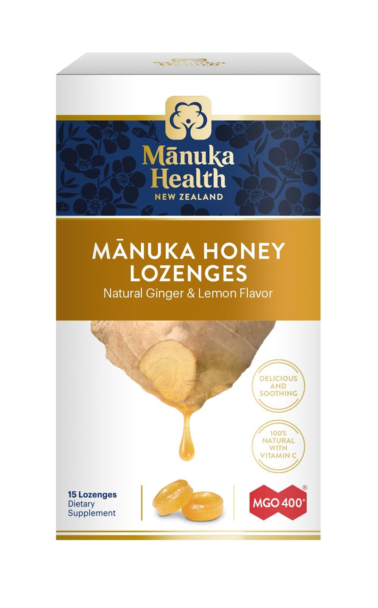 Manuka Honey Lemon & Ginger enges Curated Wellness
