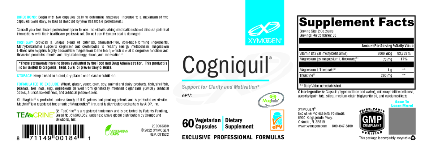 Cogniquil 60 Capsules Curated Wellness