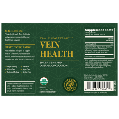 Vein Health, Plant-Based 2 fl oz Curated Wellness