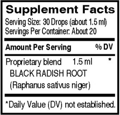 Black Radish 1 fl oz Curated Wellness