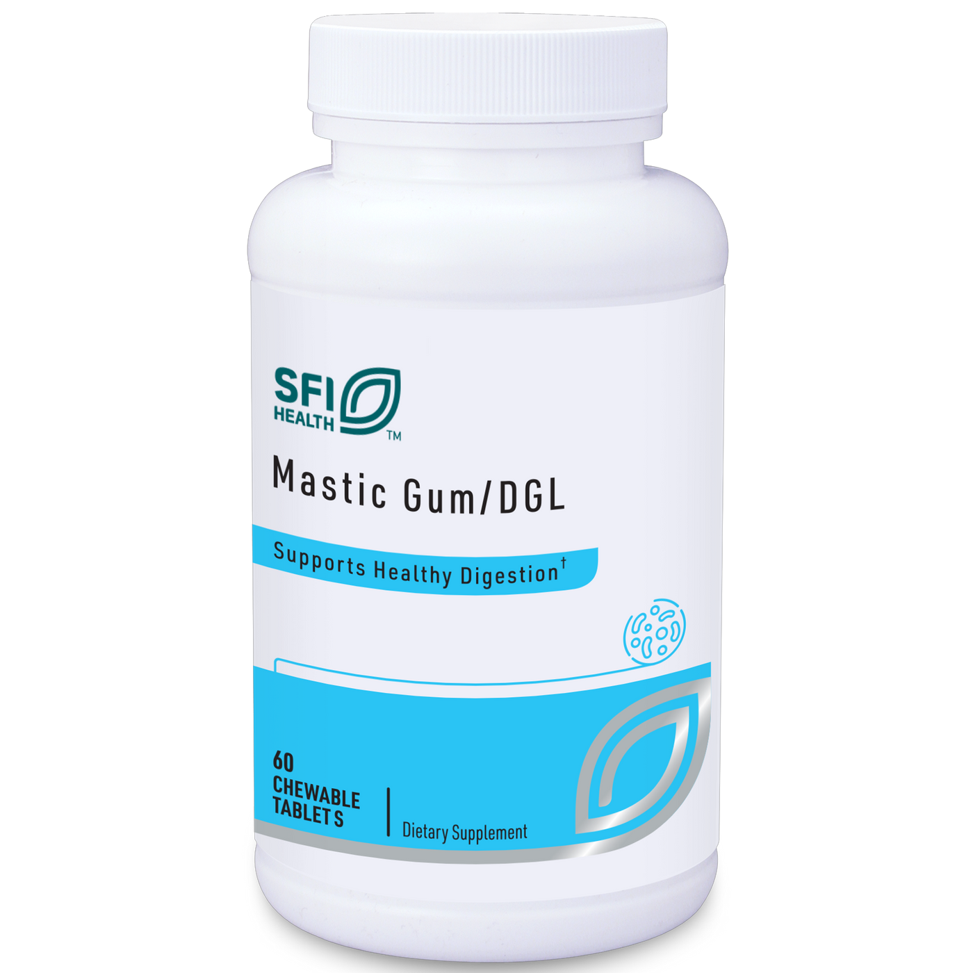 Mastic Gum/DGL 60 chew tabs Curated Wellness