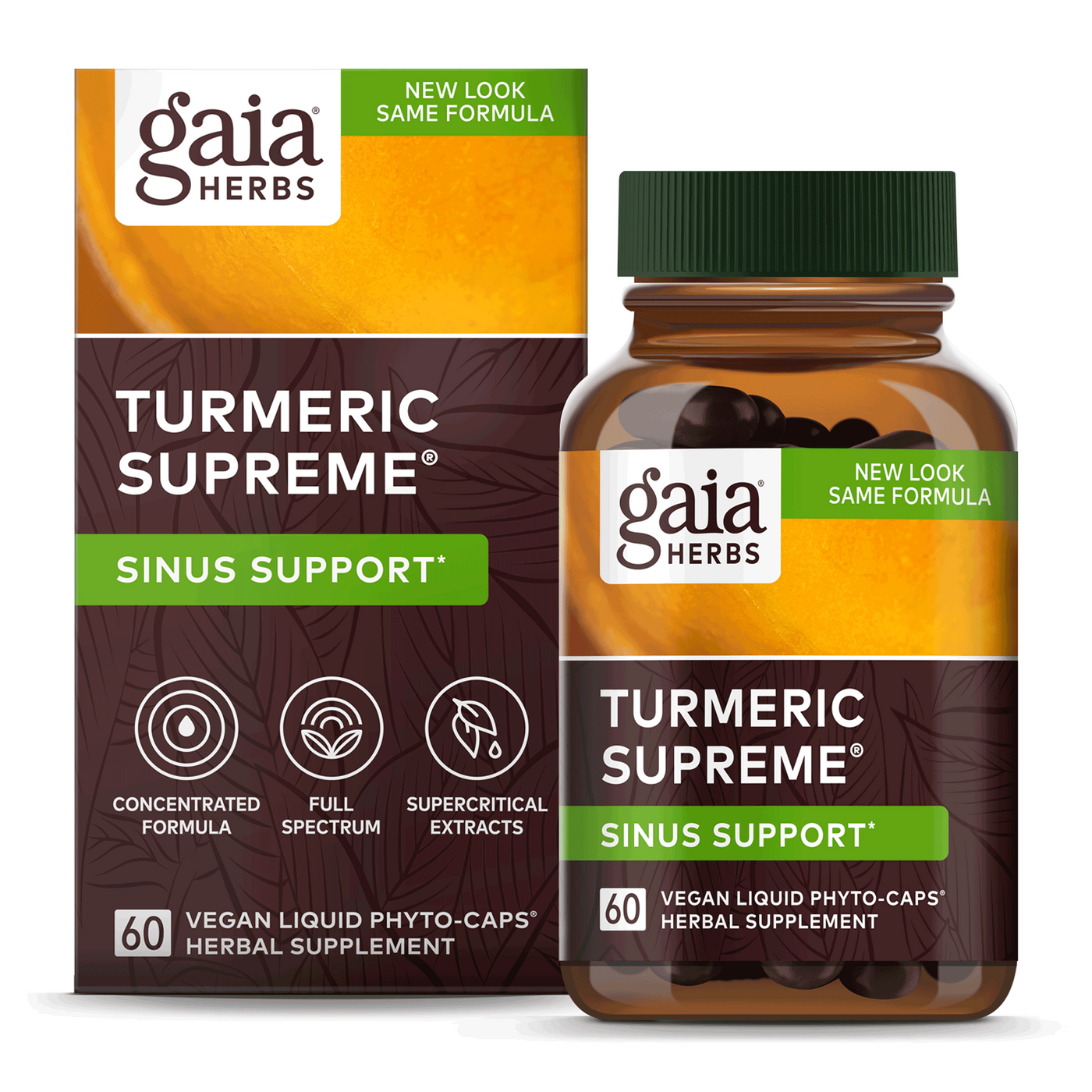 Turmeric Supreme® Sinus Support 60 caps Curated Wellness