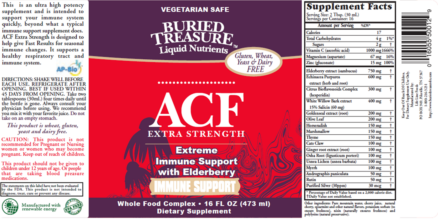 ACF Extra Strength 16 fl oz Curated Wellness