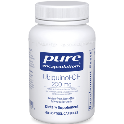 Ubiquinol-QH 200 mg 60 gels Curated Wellness