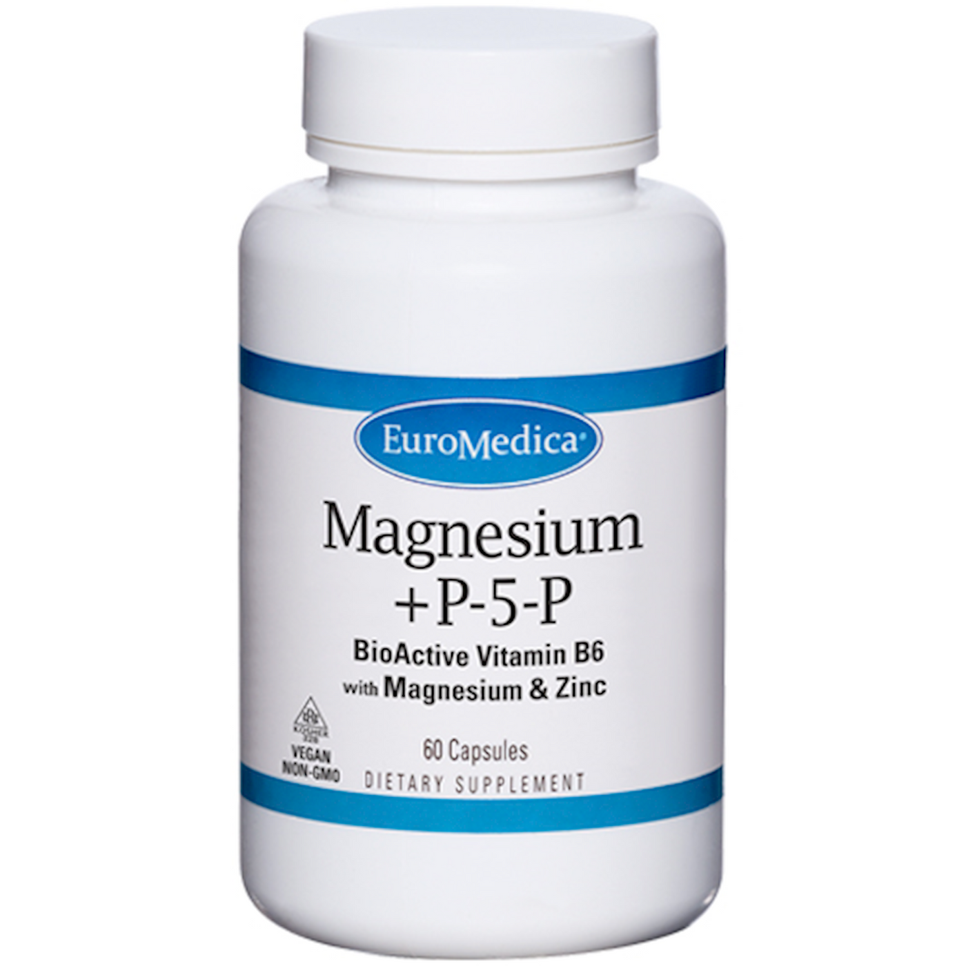 Magnesium + P-5-P 60 vcaps Curated Wellness