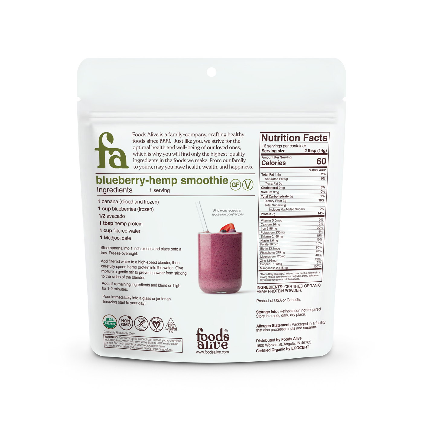 Hemp Protein Powder  Curated Wellness