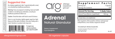 Adrenal 100 mg  Curated Wellness