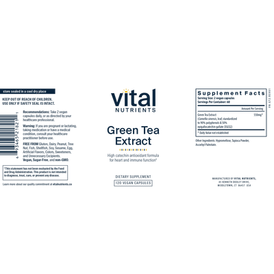 Green Tea Extract 120c Curated Wellness
