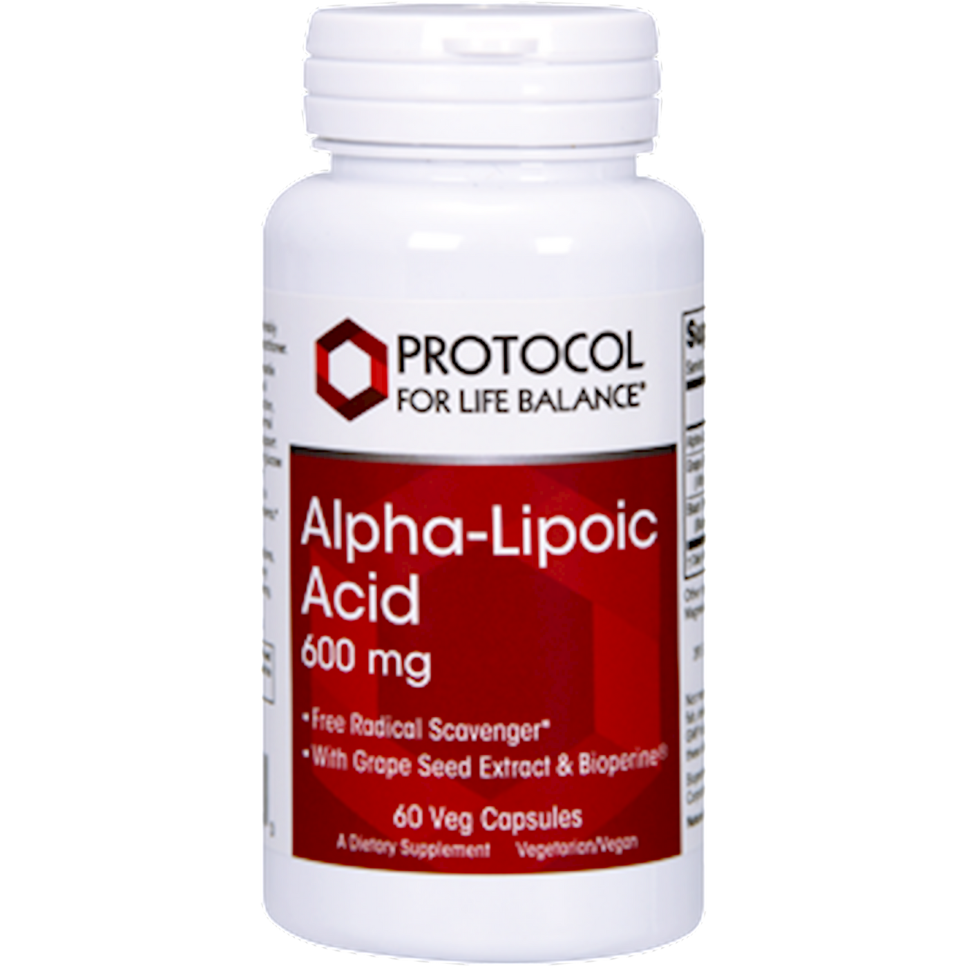 Alpha-Lipoic Acid 600 mg 60 vcaps Curated Wellness