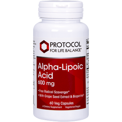 Alpha-Lipoic Acid 600 mg 60 vcaps Curated Wellness