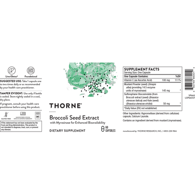 Broccoli Seed Extract 60c Curated Wellness